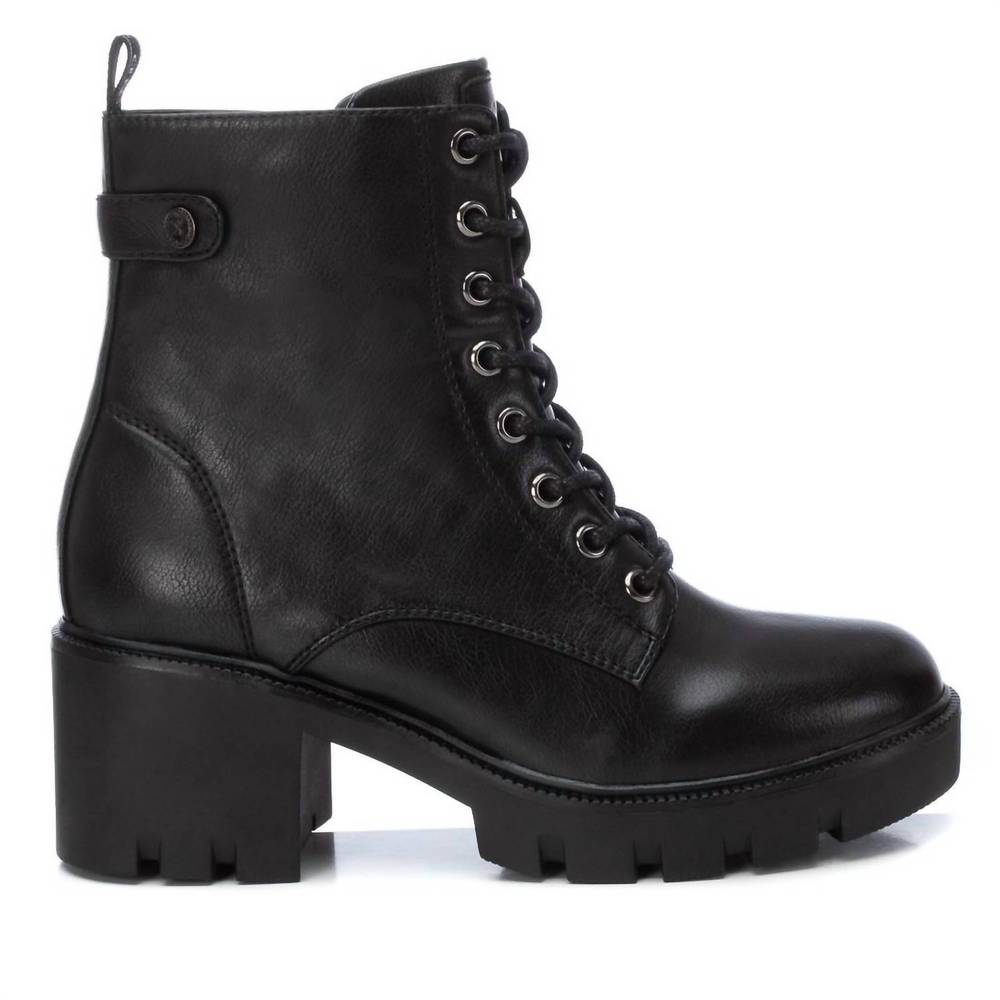 NEW XTI women's combat booties in black